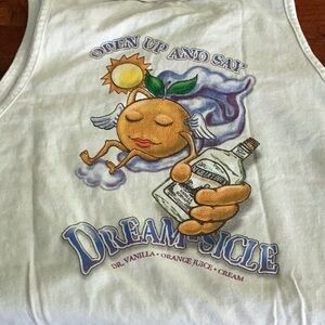 ⚜️ Dr. McGillicuddy’s Dreamsicle VTG  TANK SZ XL  White Vanilla Schnapps VNUC